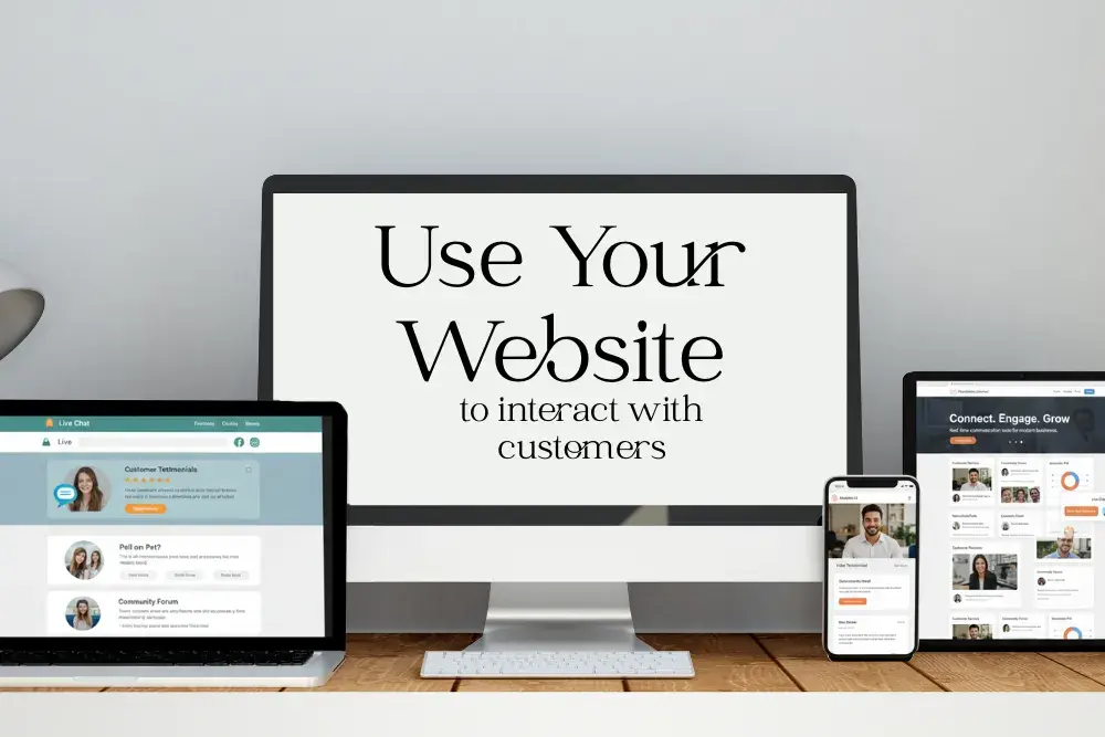 Use Your Website to Interact with Customers